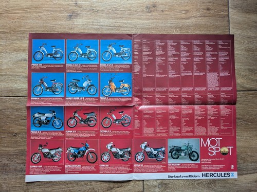 Vintage hercules prospekt mofa - hercules,