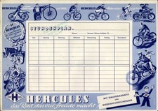 Stundenplan Reklame Hercules