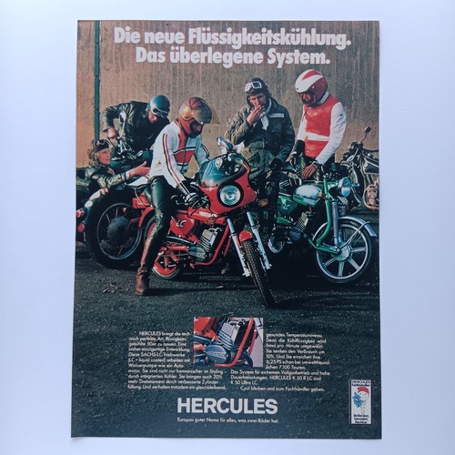 1977 hercules mopeds - hercules,
