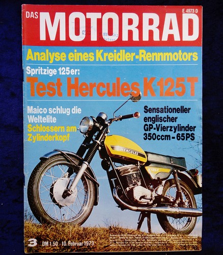 Motorrad 1973 test hercules - motorrad,